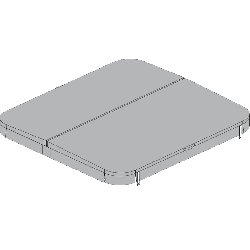 Крышка-чехол для SPA бассейна (темно-коричневая) (размеры: 200*211 см)